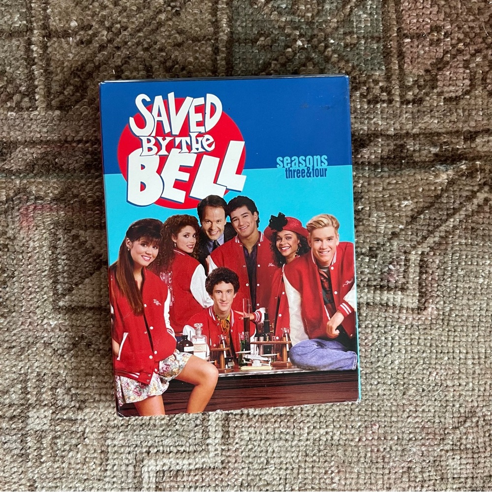 Saved by the Bell Seasons 3 and 4 DVD Set 90s Sitcom TGIF Zach Morris Kelly